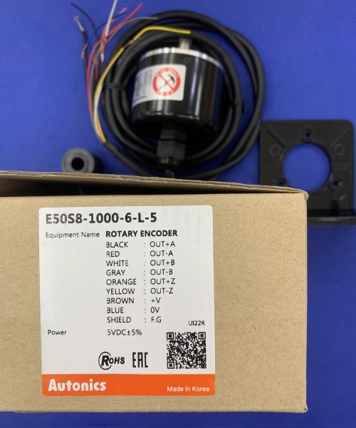 Bộ mã hóa vòng quay tương đối 50mm (Loại trục) Autonics E50S8-1000-6-L-5